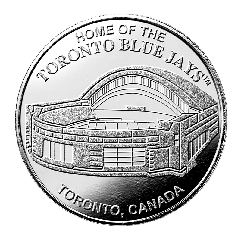 Image pour Rond d’argent pur à 99,9 % de 1 oz des Blue Jays de Toronto – 1re partie au SkyDome à partir de Métaux précieux TD